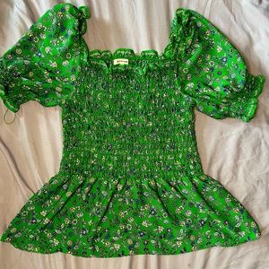 Green Floral Top💚